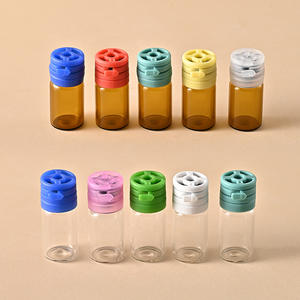 ซิลเวอร์ เวน 2 มล. แบบฉีดฉีดเข้าเส้นเลือด 3 มล. ผงฟรีซดราย 5 มล. ขวดแก้วตัวอย่างสีชา ขวดย่อยสำหรับการแพทย์และความงาม ซิลิน แบบดึงฝา - Product Image 5