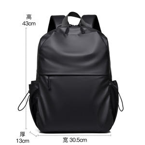 Mochila Escolar Personalizada de Gran Capacidad, Simple, de Color Sólido, Moderna, para Estudiantes, para Computadora, para Viajes - Product Image 2