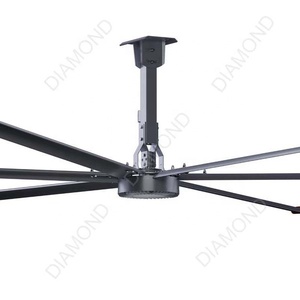 Ventilateur de plafond industriel FJDiamond FJDA-5 HVLS 16 pieds, entraînement direct PMSM, 220V/380V, 0,75kW, pales en aluminium, 35-39dB, 1-5m/s, HVLS C - Product Image 1
