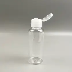 Bouteilles vides transparentes en PET pour lotion corporelle et huile capillaire avec bouchon à clapet – 10ml, 15ml, 20ml, 25ml, 30ml, 50ml, 60ml, 100ml, 120ml - Product Image 3