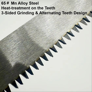 Fabrikant Draagbare Legering Tuin Snoei Handzaag 3-zijdig Slijpen & Afwisselend Tanden Ontwerp Handzaag - Product Image 2