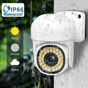 Caméra de sécurité IP POE PTZ avec détection de mouvement humain, vision nocturne couleur 4K, 4/5/8MP, kit NVR, caméra CCTV - Product Image 2