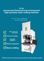 Neuer Automatischer CNC-Infrarot-Pikosekunden-Laserschneider für Kupfer-Aluminiumfolien PE-Glas - Hochgeschwindigkeits-Schneiden