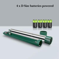 Répulsif électronique à ultrasons écologique pour les gophers, les souris et les rats - Matériel ABS, alimenté par des batteries à semi-conducteurs