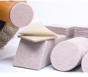 Coussinets de feutre personnalisés de 3mm 4mm d'épaisseur pour meubles Adhésif fort pour la <span class=keywords><strong>protection</strong></span> du sol des jambes de <span class=keywords><strong>chaise</strong></span> Coussinets de pied en feutre - Product Image 5