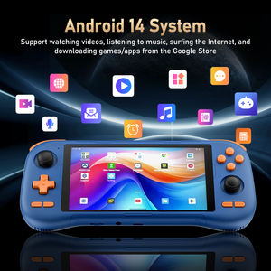 K56 <span class=keywords><strong>Console</strong></span> de jeu portable à écran tactile de <span class=keywords><strong>5</strong></span>.<span class=keywords><strong>5</strong></span> pouces <span class=keywords><strong>Android</strong></span> 14 Mini lecteur de jeu rétro 5000 MAh batterie intégrée jeu classique cadeau Wi-Fi - Product Image 3