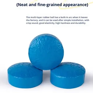 Punta de Taco de <span class=keywords><strong>Billar</strong></span> de Cuero Azul Diamante de Alta Calidad, 11 mm, Tamaño Mediano, No Requiere Presión, <span class=keywords><strong>Billar</strong></span> Especial, Hecho en China - Product Image 5