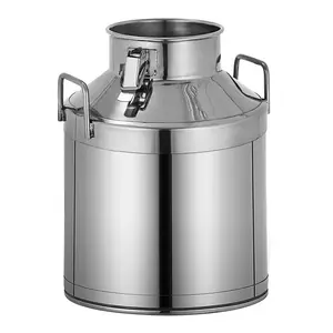 收集接收器30L 50L不锈钢金属储罐甜奶桶牛奶罐