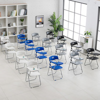 Nouvelle chaise de conférence et de formation avec tableau d'écriture et étagère de rangement