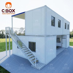 บ้านสำนักงานสำเร็จรูปหรูหราแบบโมดูลาร์ Cbox ขนาด 20 ฟุต บ้านเคลื่อนที่ขนาดเล็ก บ้านสำเร็จรูปแบบพกพา บ้านคอนเทนเนอร์แบบแพ็คแบน - Product Image 3
