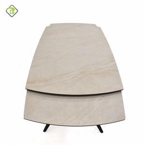 Luxury Modern This <strong>Table</strong> and Chair Stone Rock Plate <strong>Multi</strong>-<strong>function</strong> Telescopic Top <strong>Table</strong> Stainless Steel <strong>Base</strong> This <strong>Table</strong> Suit - Product Image 6