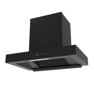 <span class=keywords><strong>Hotte</strong></span> aspirante intelligente silencieuse noire : <span class=keywords><strong>extraction</strong></span> puissante des fumées et des odeurs pour cuisines contemporaines - Product Image 4