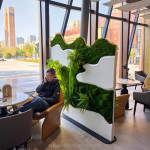 Plantes artificielles avec cadre, décoration <span class=keywords><strong>murale</strong></span> suspendue, feuillage suspendu pour salon, toile <span class=keywords><strong>de</strong></span> fond intérieure et extérieure - Product Image 6