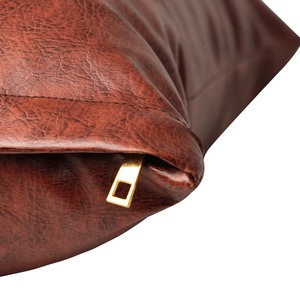 Housses de <span class=keywords><strong>coussin</strong></span> de canapé en Faux cuir, expédition gratuite, 45x45cm, housse de luxe décorative pour <span class=keywords><strong>lit</strong></span>, voiture ou maison - Product Image 3