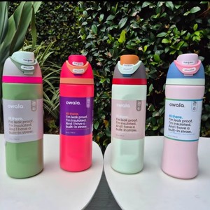 Botella de Agua Owala de Acero Inoxidable con Aislamiento al Vacío, 24oz/32oz, a Prueba de Fugas, Libre de BPA, para Oficina, Viajes y Uso Diario - Product Image 2