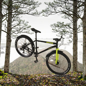 <span class=keywords><strong>Bicicleta</strong></span> de montaña de 26 pulgadas para adultos, <span class=keywords><strong>bicicleta</strong></span> de montaña de 27 velocidades <span class=keywords><strong>con</strong></span> freno de disco, pedal ordinario y material de <span class=keywords><strong>horquilla</strong></span> de acero - Product Image 2