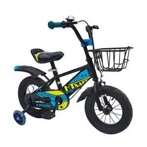 2025 fabrika toptan çocuk bisikleti 2 el frenler çocuk 12 14 16 inç bisiklet çocuk bisikletleri sepet eğitim tekerlekleri ile