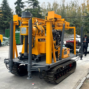 Gespecialiseerde snel te plaatsen diesel-aangedreven rupsbanden boorinstallatie voor waterputten, voor snelle installatie, kernboorinstallatie - Product Image 2