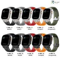[HIQ] Tali Silikon Pria Gaya Taktis Baru Gaya Avant-garde Trendi untuk Apple Watch ultra 49MM (WB1254TA)