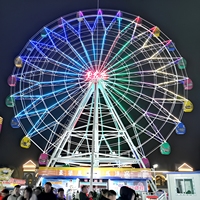 Grande Roue Classique de 42 m pour Manèges, Conçue pour les Espaces Commerciaux et les Grands Parcs d'Attractions Extérieurs
