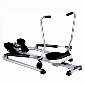 Neues multifunktion ales Aerobic Body Mute Home Fitness Hydraulische Doppel köpfe Einstellbarer Widerstand T Bar Sitz ruder gerät