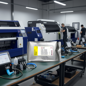 Solvant compatible Easy SS21 pour encre pour système Mimaki MBIS pour JV33 JV150 JV300 CJV, sac de 2 L pour impression - Product Image 3