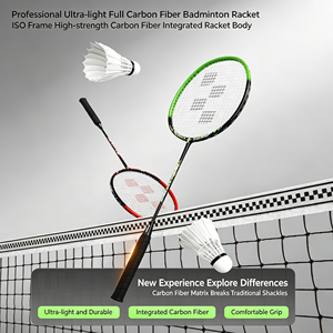 Advanced High Modulus Graphite 4U Lightweight <b>Badminton</b> Racket With Power Smash Texture And Built-In T-Joint For Indoor Match - Product Image 4