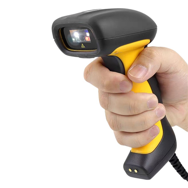 Wired Handheld NT-1202 Barcode Scanner Industrial Grade Metal Code Laser Engraved Code Reader for Manufacturing Production Line