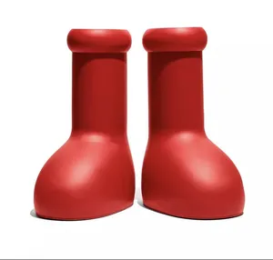 Xinzirain OEM/ODM customer sizes 1:1 top end quality EVA shoes rain big red boots