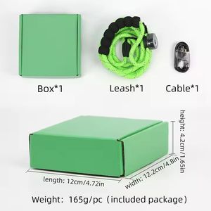 Toptan köpek aksesuarları Light up köpek tasma LED aydınlatıcı LED köpek naylon <span class=keywords><strong>Pet</strong></span> şarj edilebilir Led tasma yaka seti - Product Image 6