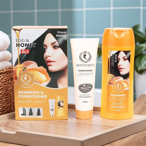 Champú y Acondicionador Capilar 2 en 1 a Base de Hierbas Orgánicas con Miel, Nutritivo y Suavizante, para Uso Doméstico, Precio de Fábrica - Product Image 5