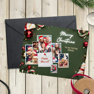 Kişiselleştirilmiş yeni yıl tebrik kartı karikatür zarf parti toplama özel tasarım kağıt noel zarf - Product Image 4