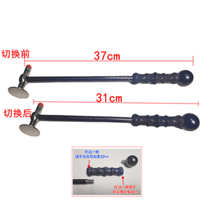 Palu Serat Karbon Baru untuk Perbaikan Penyok Mobil Palu Plastik Ujung Paduan <span class=keywords><strong>Titanium</strong></span> untuk Kit Alat Taper Alat PDR - Product Image 2