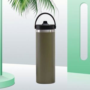 20oz Sublimation Straight Mug 304 Steel Vacuum Picnic Fitness Blank Thermal <b>Press</b> Cup Wholesale - Product Image 3