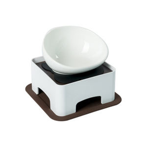 Comedero y Mesa de Comedor Ajustables de Cerámica para Perros, Diseño <span class=keywords><strong>Bulldog</strong></span> Francés, Ergonómico para la Columna Cervical - Product Image 5