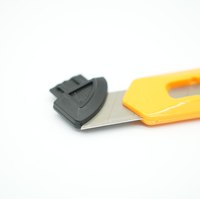Couteau utilitaire en plastique à poignée ABS rétractable en acier à haute teneur en carbone de 18mm pour découpe de carton de cartons de boîtes OEM/ODM