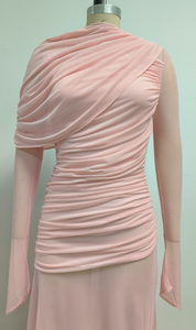 LS2697 moda düzensiz kesme kızlar doğum günü kıyafeti prenses uzun kollu kadınlar akşam elbise kokteyl balo elbise - Product Image 6