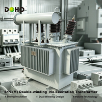 Transformador de Bobinado Rectangular de Aluminio/Cobre Tipo Núcleo, Trifásico, 50Hz, con Cambio de Derivación sin Carga y Doble Bobinado DOHO S11-(M)