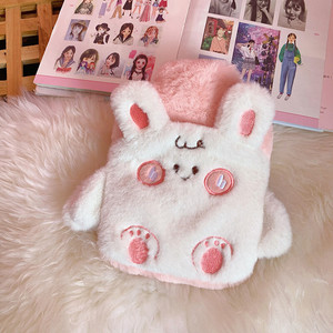 Bouteille d'eau chaude d'injection en <span class=keywords><strong>peluche</strong></span> dessin animé vache lapin dinosaure canard en forme d'animal hiver lit pieds main chaude en <span class=keywords><strong>peluche</strong></span> avec couverture en <span class=keywords><strong>peluche</strong></span> - Product Image 5