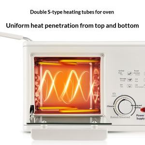 Machine à petit-déjeuner Xabazy, <span class=keywords><strong>four</strong></span> domestique multifonction 4-en-1, pot intégré entièrement automatique en acier inoxydable 1200W, <span class=keywords><strong>mini</strong></span> - Product Image 4