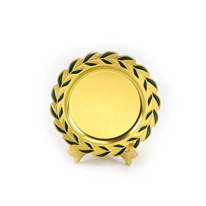 Piatto commemorativo <span class=keywords><strong>in</strong></span> metallo personalizzato trofeo placcato <span class=keywords><strong>in</strong></span> oro 3D rilievo per la celebrazione della laurea <span class=keywords><strong>in</strong></span> <span class=keywords><strong>pensione</strong></span> - Product Image 5