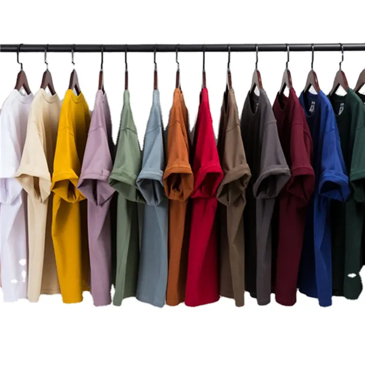 100% algodão 280gsm 12 cores customizáveis 280 gsm em branco das mulheres dos homens unisex casual t shirt dos homens t-shirt camisas de t camisetas