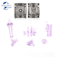 Boîtier en plastique transparent en PMMA acrylique PC moulé par injection de précision, finition haute brillance, taille personnalisée