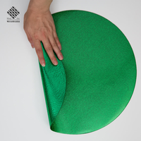 Nouveau Set de Table en Cuir PVC Résistant à la Chaleur pour Noël, Imperméable et Antidérapant, Isolation Thermique pour la Maison et l'Hôtellerie, Idéal pour le Service de Plats Occidentaux