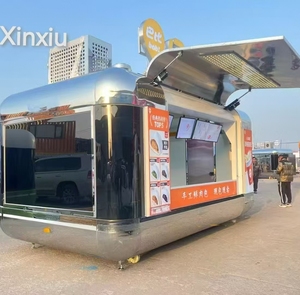 Thép Không Gỉ Kích Thước Tùy Chỉnh Di Động Nhà Bếp Bánh Pizza Xe Tải Ngô Cuộn Bán Hàng Tự Động Xe Thực Phẩm Xe Tải Thức Ăn Nhanh Xe Tải Cà Phê - Product Image 1
