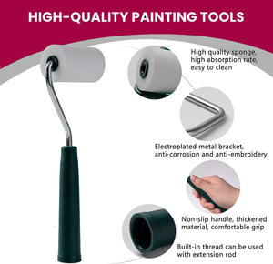 Juego <span class=keywords><strong>de</strong></span> 8 Mini Rodillos <span class=keywords><strong>de</strong></span> Pintura <span class=keywords><strong>de</strong></span> Microfibra y Espuma <span class=keywords><strong>de</strong></span> 2 Pulgadas <span class=keywords><strong>de</strong></span> Alta Calidad, <span class=keywords><strong>para</strong></span> Bricolaje, Industrial, OEM - Product Image 4