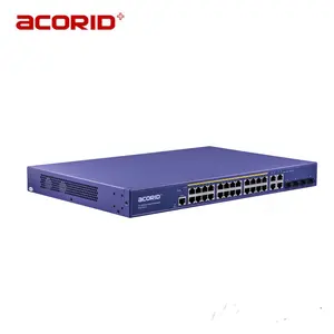 VLAN support 4*GE combo 24 Ports standard aggregation switch for IP camera