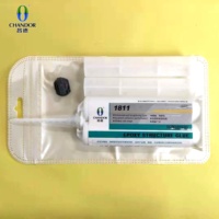 Lem Epoxy Dua Komponen Transparan Chandor DIY 50ml 1811, Perekat Super Serbaguna 5 Menit 3-in-1 untuk Penggunaan Rumah & Pengemasan