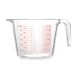 Tasse à mesurer en verre de 500ml résistant à la chaleur accessoires de cuisine ménagers de qualité alimentaire pour préparer et cuire au four compagnon de <span class=keywords><strong>fouet</strong></span> - Product Image 4