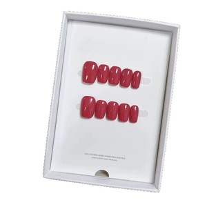 TSZS - Nuevo Juego de 10 <span class=keywords><strong>Uñas</strong></span> Postizas <span class=keywords><strong>Cortas</strong></span>, Medianas, Cuadradas y Ovaladas, de Color Sólido, para Verano, Hechas a Mano - Product Image 6